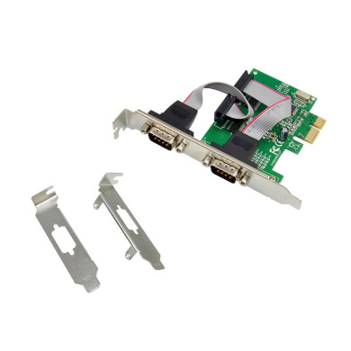 Placa PCIe Conceptonic 2x RS232 Serial LP