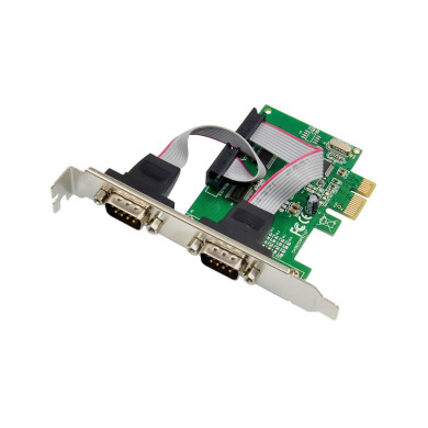 Placa PCIe Conceptonic 2x RS232 Serial LP