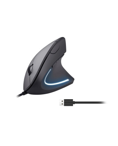 Rato Equip Ergonomic Vertical 3200dpi USB Black