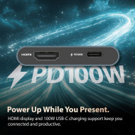 Patriot Mobile Hub 512Gb HDMI 4K@60Hz PD3 100W USB 3.2 Gen1 Type-C