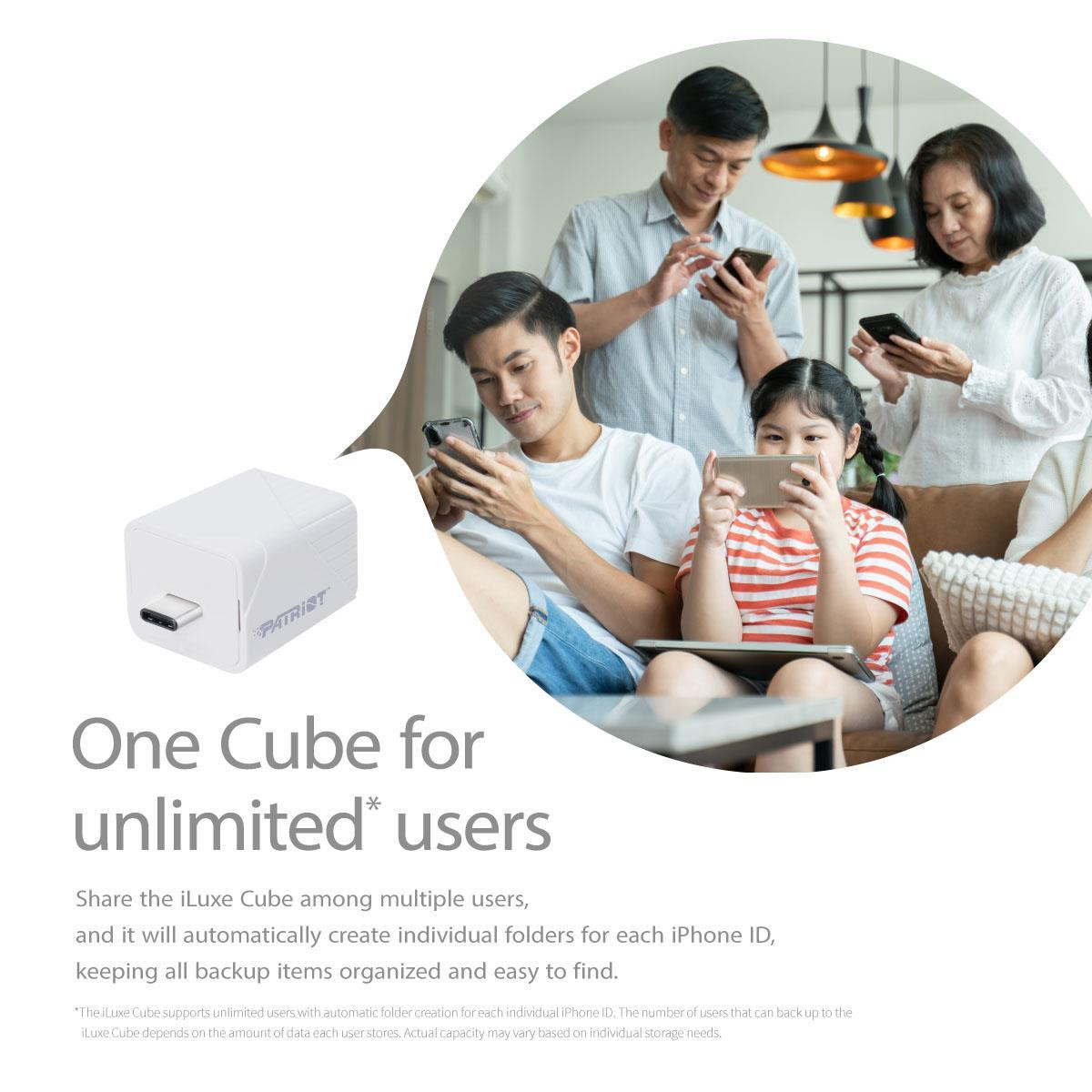 Patriot iLuxe Cube C 256Gb USB 3.2 Gen1 Type-C