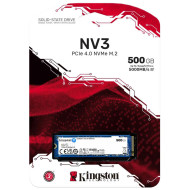 Disco SSD Kingston NV3 500Gb PCIe Gen4 x4 M.2 2280