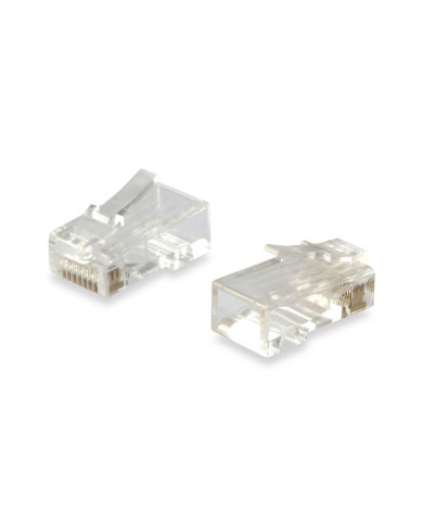 Pack 100x Equip Fichas RJ45 Plug Cat6