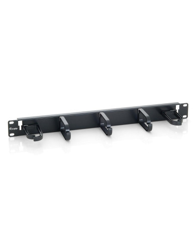 Cable Management Panel 19" Equip Rack Mount Black