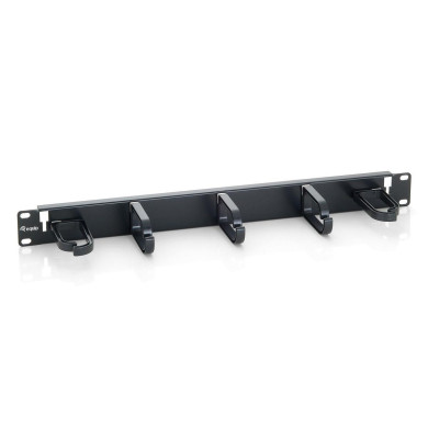 Cable Management Panel 19" Equip Rack Mount Black