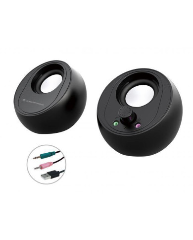 Colunas Conceptronic Bluetooth 2.0 2x Jack USB 10W