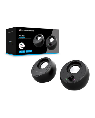 Colunas Conceptronic Bluetooth 2.0 2x Jack USB 10W