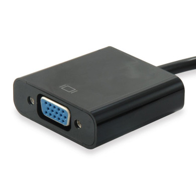 Adaptador Equip DisplayPort -> VGA M/F Black