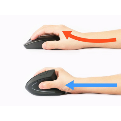 Rato Equip Ergonomic Wireless Black