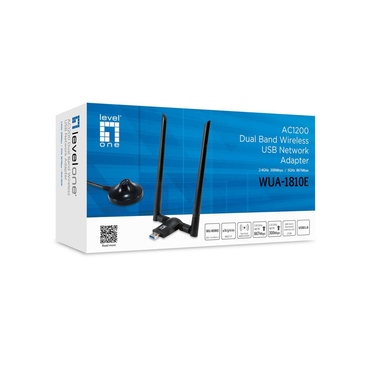 Pl. Wireless USB LevelOne 1200Mbps Dualband 5dbi