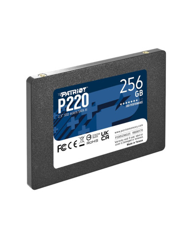 Disco SSD Patriot P220 256GB SATA3 2.5" 550R/490W