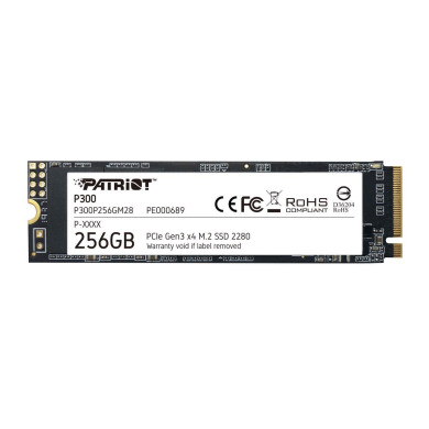 Disco SSD Patriot P300 256GB M.2 2280 PCIE Gen3 x4