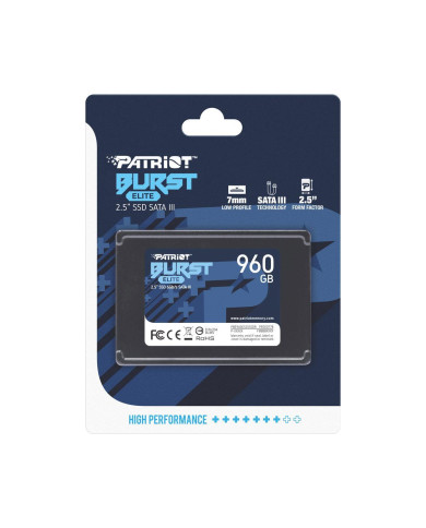 Disco SSD Patriot BURST ELITE 960GB SATA3 2.5"