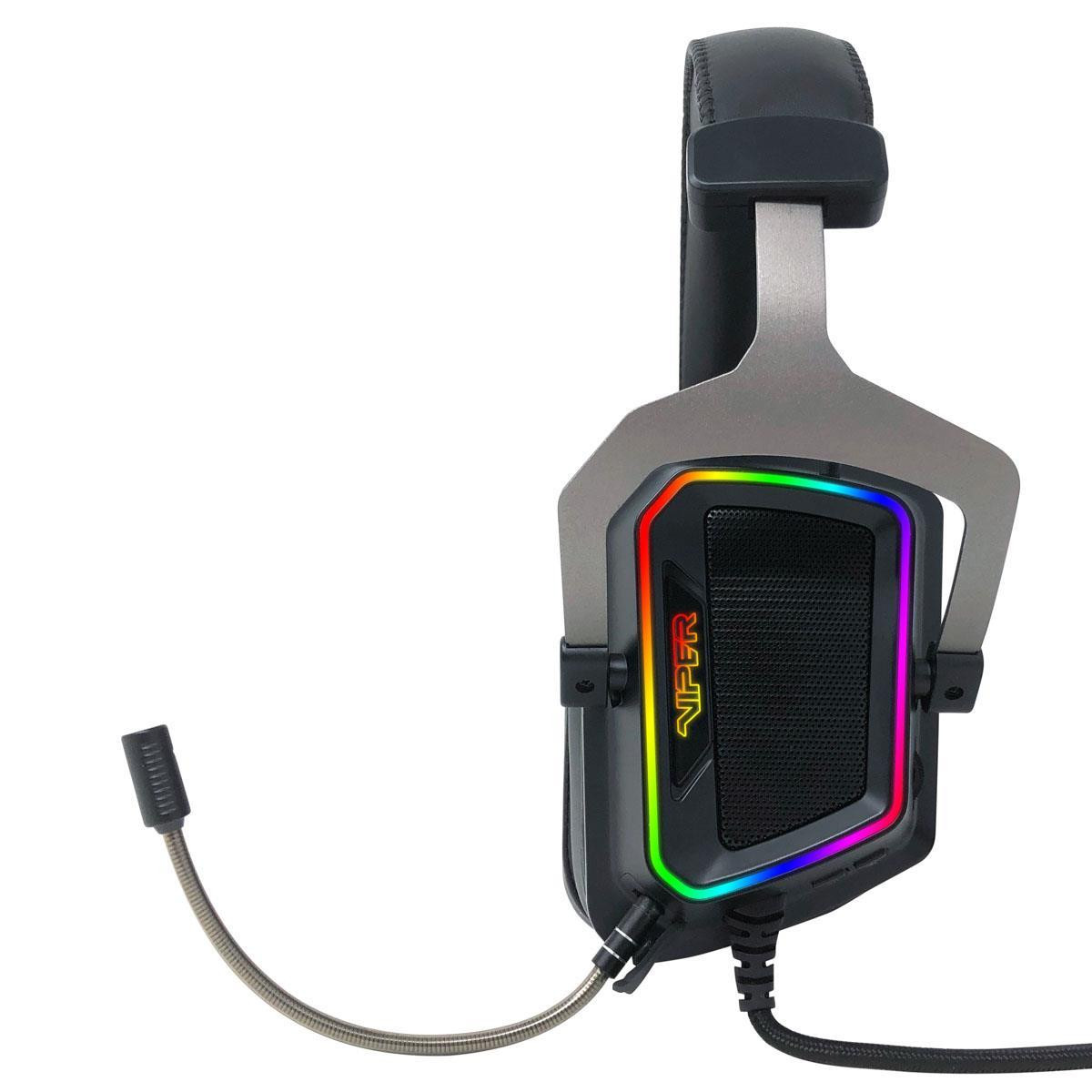 Headset Viper V380 Virtual 7.1 Surround RGB USB
