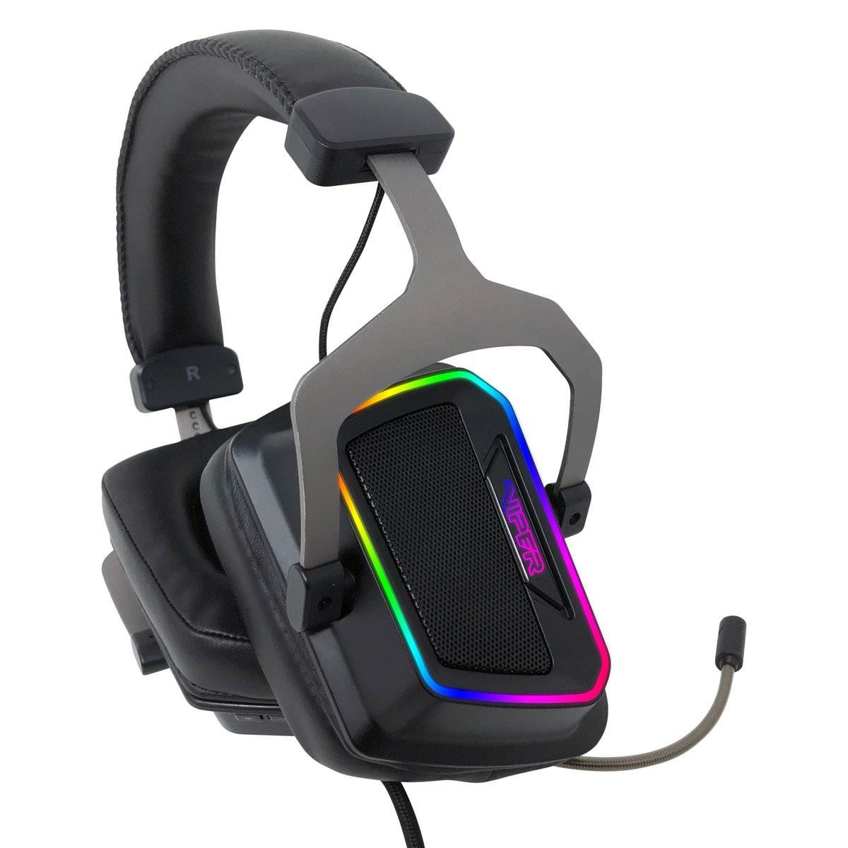 Headset Viper V380 Virtual 7.1 Surround RGB USB