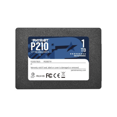 Disco SSD Patriot P210 1TB SATA3 2.5" 520R/430W