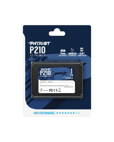 Disco SSD Patriot P210 1TB SATA3 2.5" 520R/430W