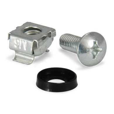 Kit Equip p/ Bastidor M6 Cage Nut + Screw (50x)
