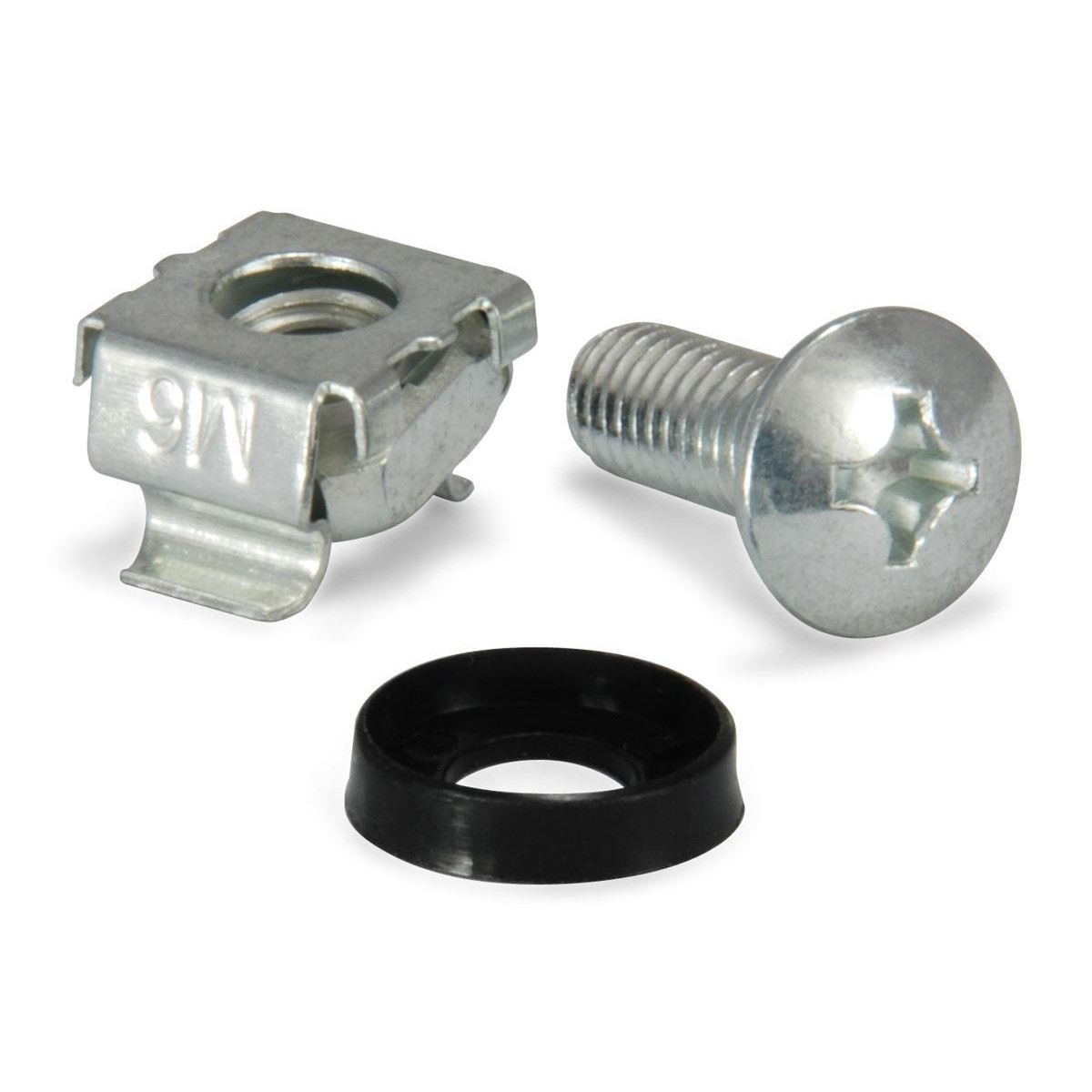 Kit Equip p/ Bastidor M6 Cage Nut + Screw (50x)