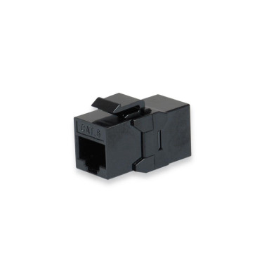 Pack 8x Keystone Inline Coupler RJ45x2 (8P8C) Cat.6A Unshielded