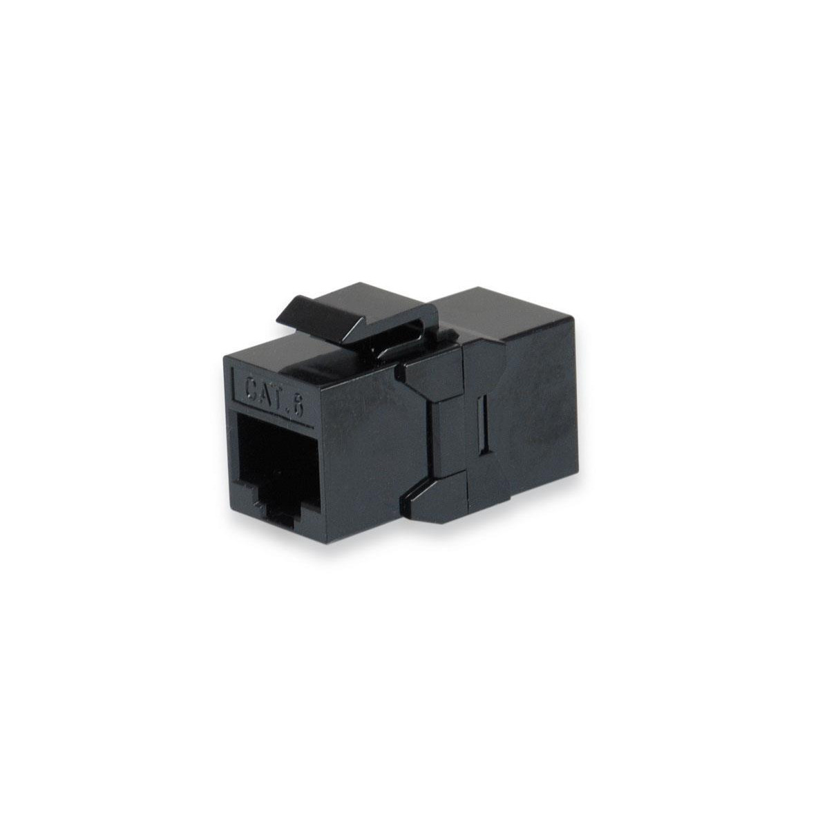 Pack 8x Keystone Inline Coupler RJ45x2 (8P8C) Cat.6A Unshielded