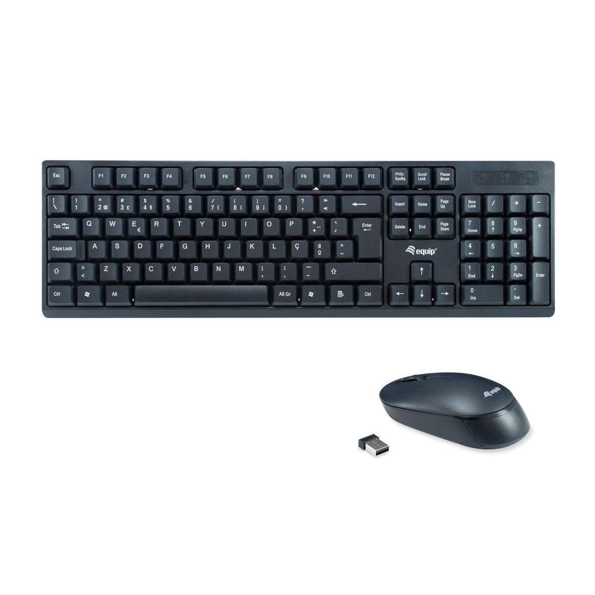 Teclado + Rato Equip Life Wireless Black