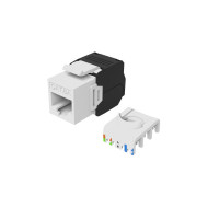 Pack 8x Keystone Cat.6A Unshielded Toolfree White