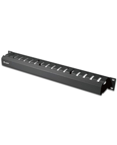 Cable Management Panel 19" Equip Rack Mount Black