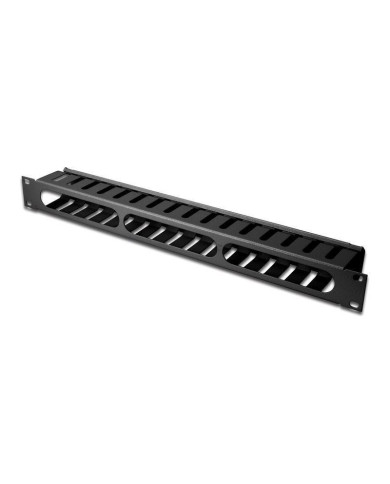 Cable Management Panel 19" Equip Rack Mount Black