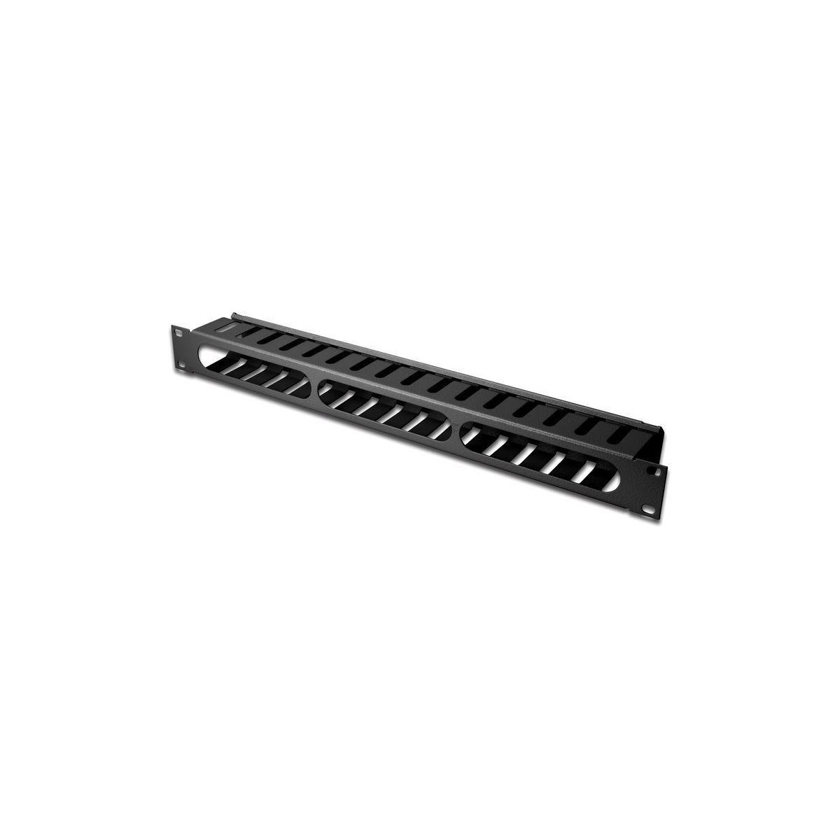 Cable Management Panel 19" Equip Rack Mount Black