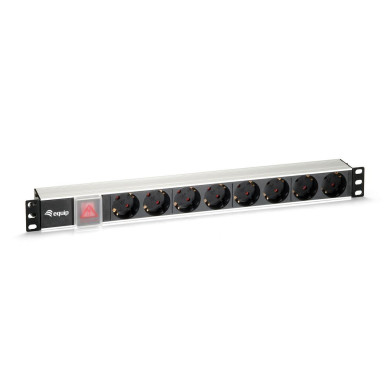 Régua de Alimentação 19" Equip 8-Outlet 16A 1.8m