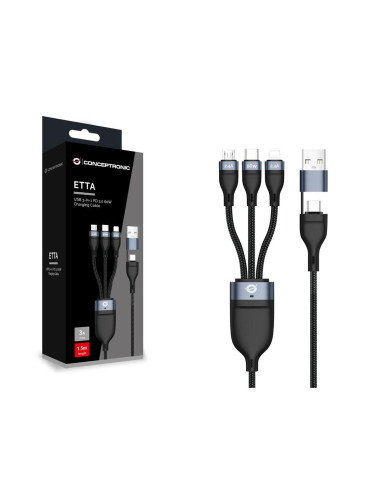 Cabo Conceptronic USB-C 3-1 PD3 20V 3A 60W 1.5m