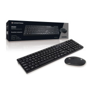 Teclado+Rato Conceptronic Orazio Wireless Black