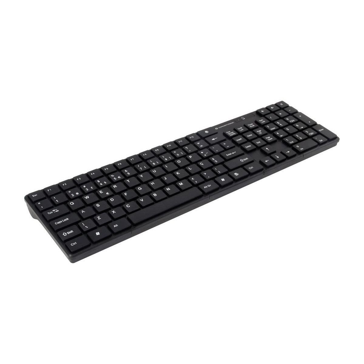 Teclado+Rato Conceptronic Orazio Wireless Black