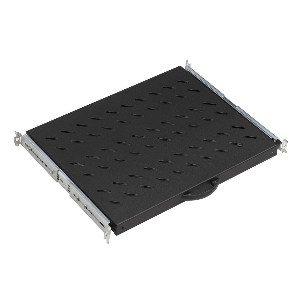 Prateleira Equip Bastidor 19" 1U 600mm Black