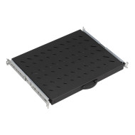 Prateleira Equip Bastidor 19" 1U 600mm Black