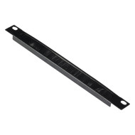 Cable Management Panel 10" Equip Brush 1U Black