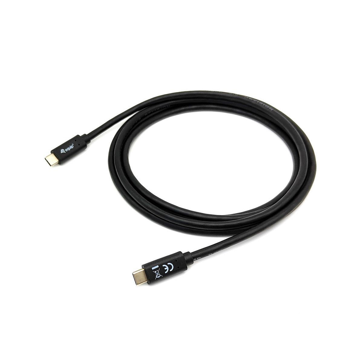 Cabo Equip USB-C 3.2 Gen1 M/M 60W PD 5Gbps Black 1m