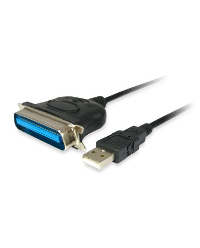 Cabo Adaptador Equip USB -> Parallel Port Black 1.5m