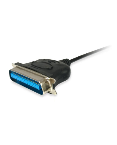 Cabo Adaptador Equip USB -> Parallel Port Black 1.5m