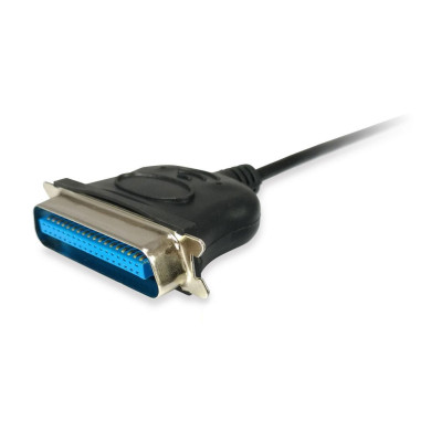 Cabo Adaptador Equip USB -> Parallel Port Black 1.5m
