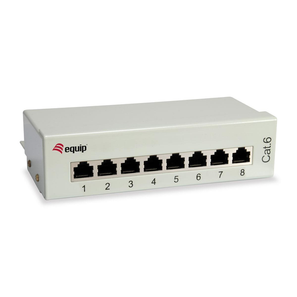 Patch Panel Desktop Equip Cat6 FTP 8p Grey