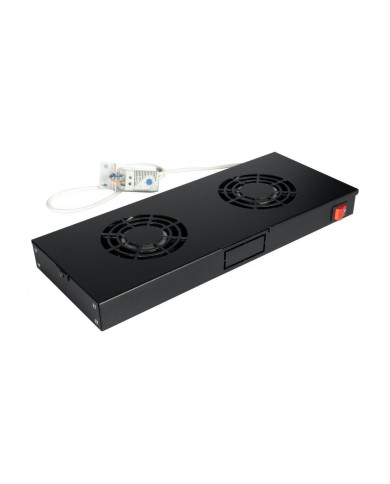 Ventoínhas Equip Bastidor 19" 1U 2x Fans Black