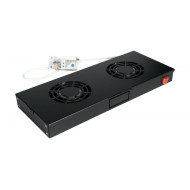 Ventoínhas Equip Bastidor 19" 1U 2x Fans Black