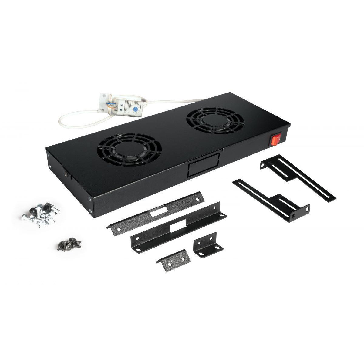 Ventoínhas Equip Bastidor 19" 1U 2x Fans Black