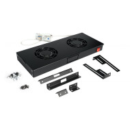 Ventoínhas Equip Bastidor 19" 1U 2x Fans Black