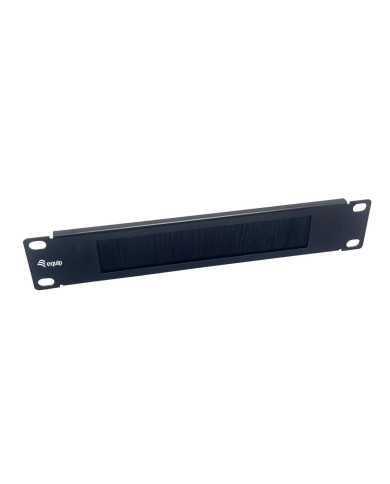 Cable Management Panel 10" Equip Brush Panel 1U Black