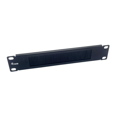 Cable Management Panel 10" Equip Brush Panel 1U Black