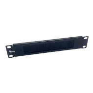 Cable Management Panel 10" Equip Brush Panel 1U Black