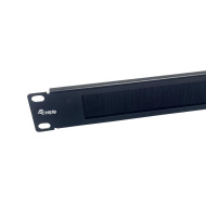 Cable Management Panel 10" Equip Brush Panel 1U Black
